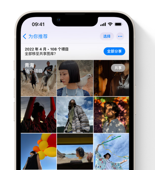 静宁苹果维修网点分享在 iPhone 上使用共享图库 