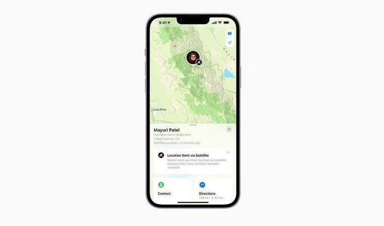 静宁苹果14维修分享iPhone14系列中 FindMy功能通过卫星分享位置方法教程 