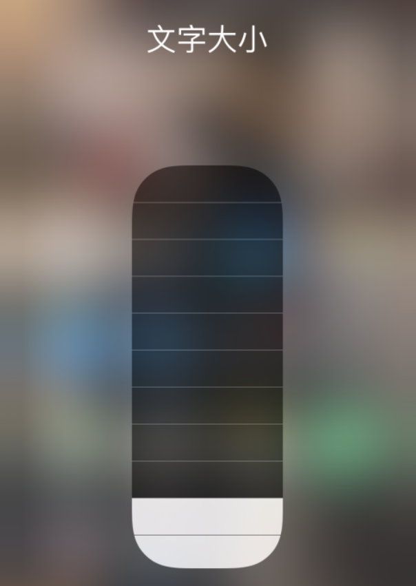 静宁苹果手机维修分享小技巧：在 iPhone 控制中心快速调节字体大小 